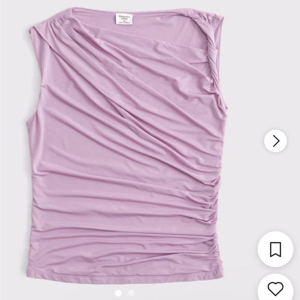 Abercrombie & Fitch Lavender Sleeveless Women's Top